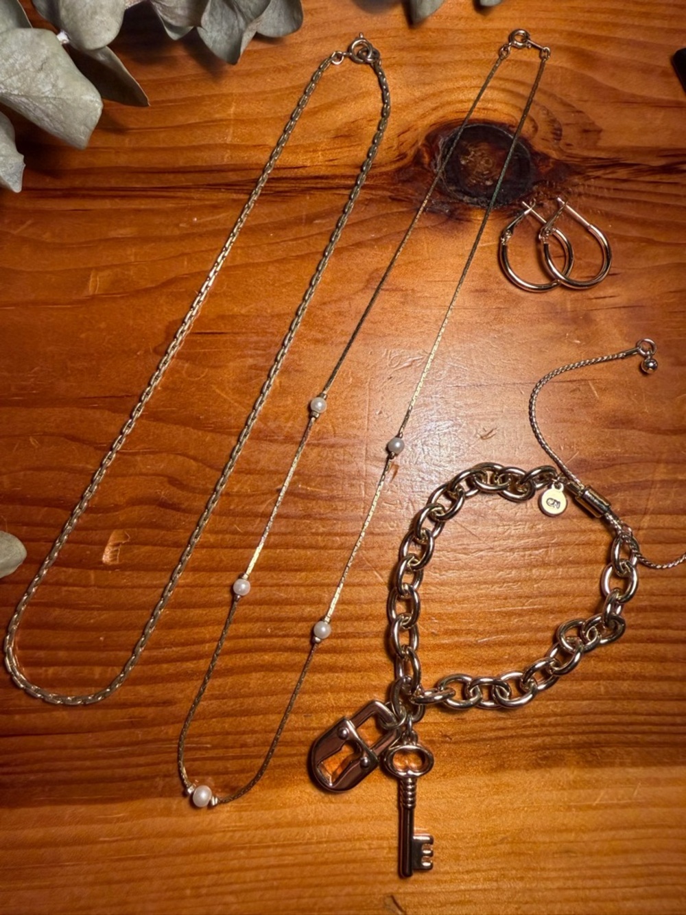 Gold Jewelry Bundle (Chains & Bracelet)
